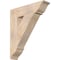 Ekena Millwork Traditional Traditional Smooth Bracket, Douglas Fir, 5 1/2"W x 24"D x 28"H BKT06X24X28TRA01SDF - alternate 1